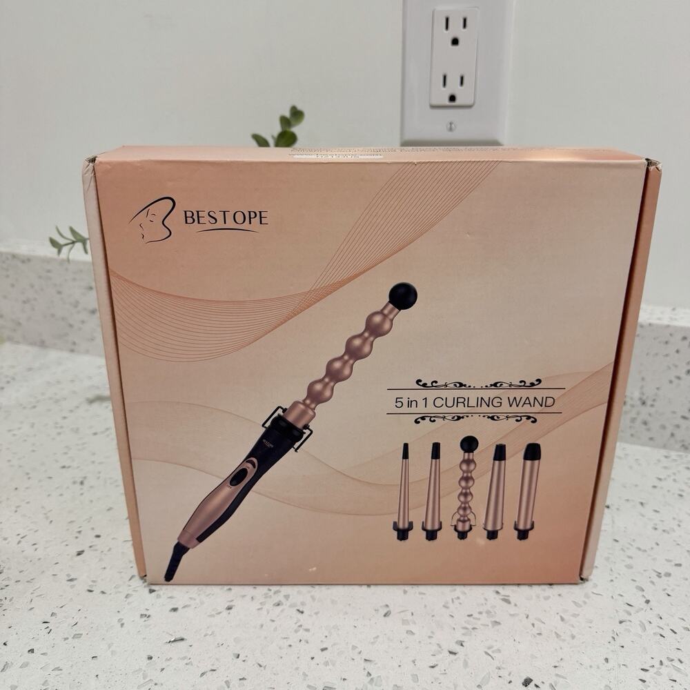Bestope 5 In 1 Curling Wand New In Box